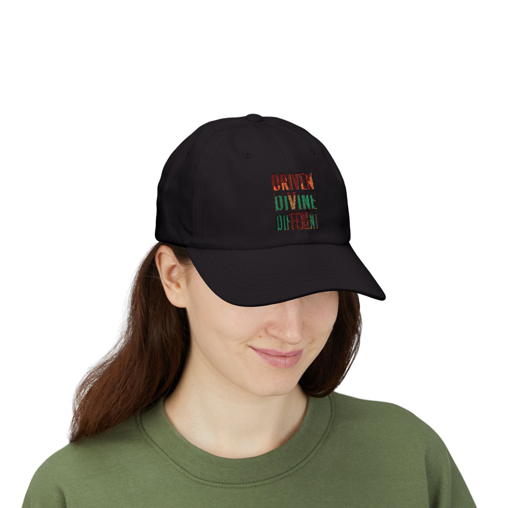 Driven Divine Different Motivation Cap — Classic Dad Hat