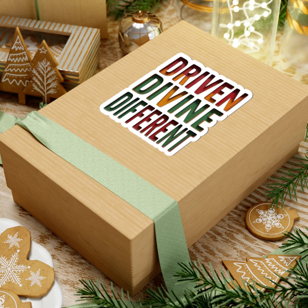 Driven Divine Different Sticker | Juneteenth Pan-African 1865 Pride
