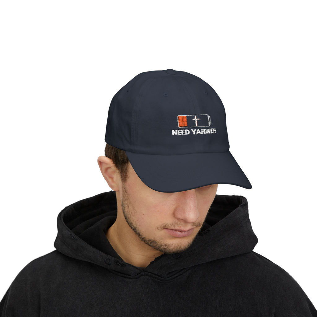 Need Yahweh Embroidered Dad Cap — Christian Faith Baseball Hat