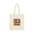 Stand Tall Through Storms Tote | Juneteenth Pan-African Colors, Freedom Message
