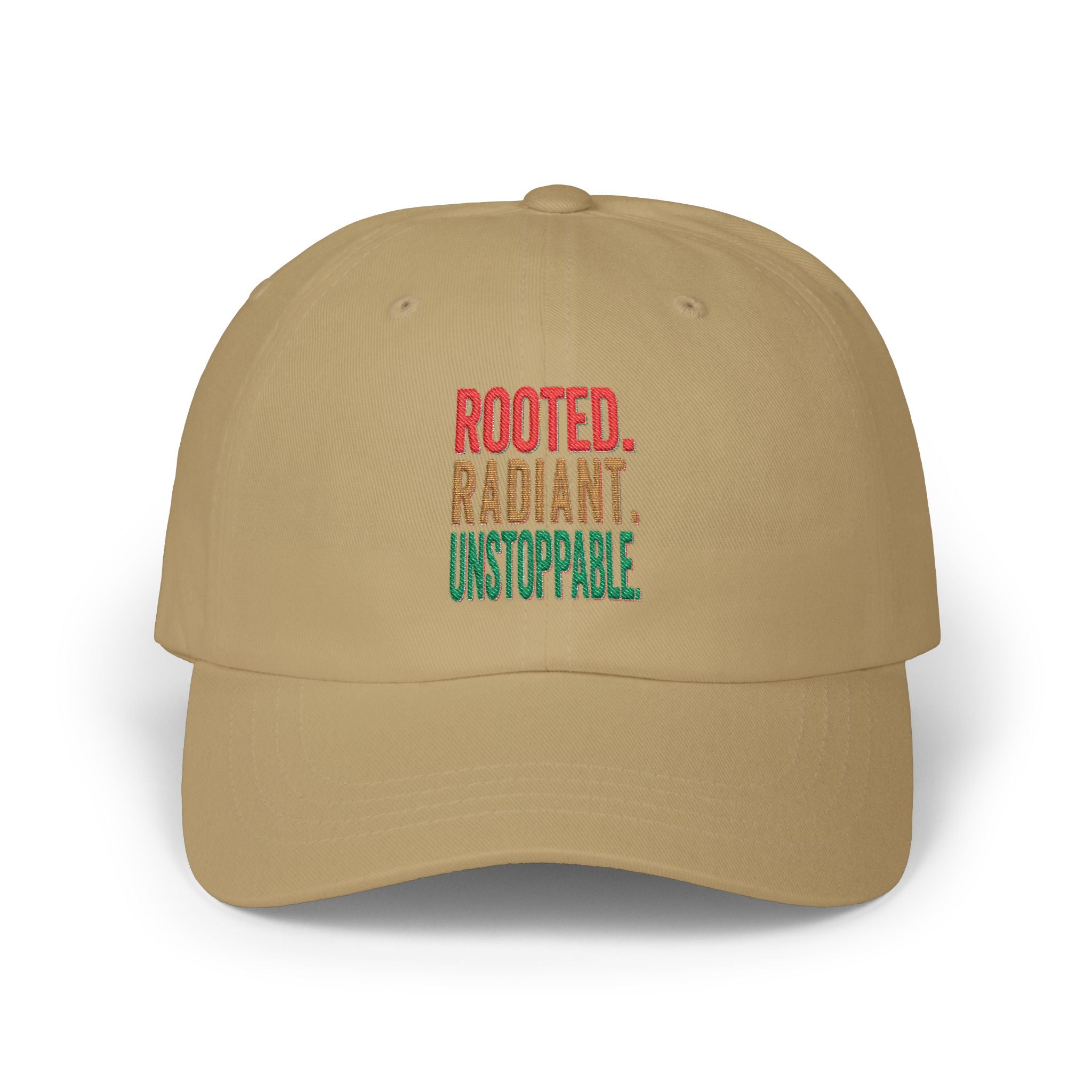 Rooted Radiant Unstoppable Dad Cap