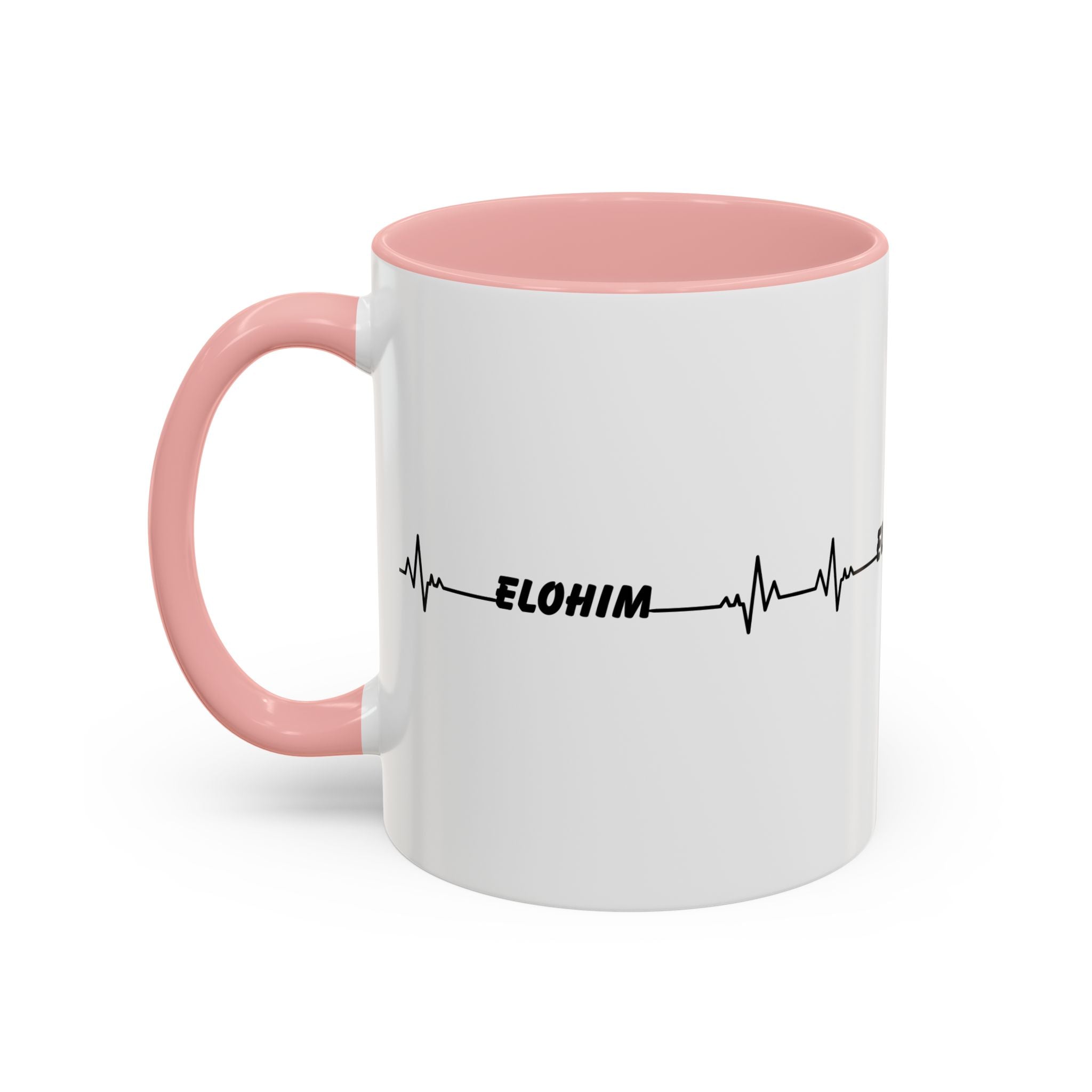 Elohim Heartbeat Accent Coffee Mug — 11/15oz