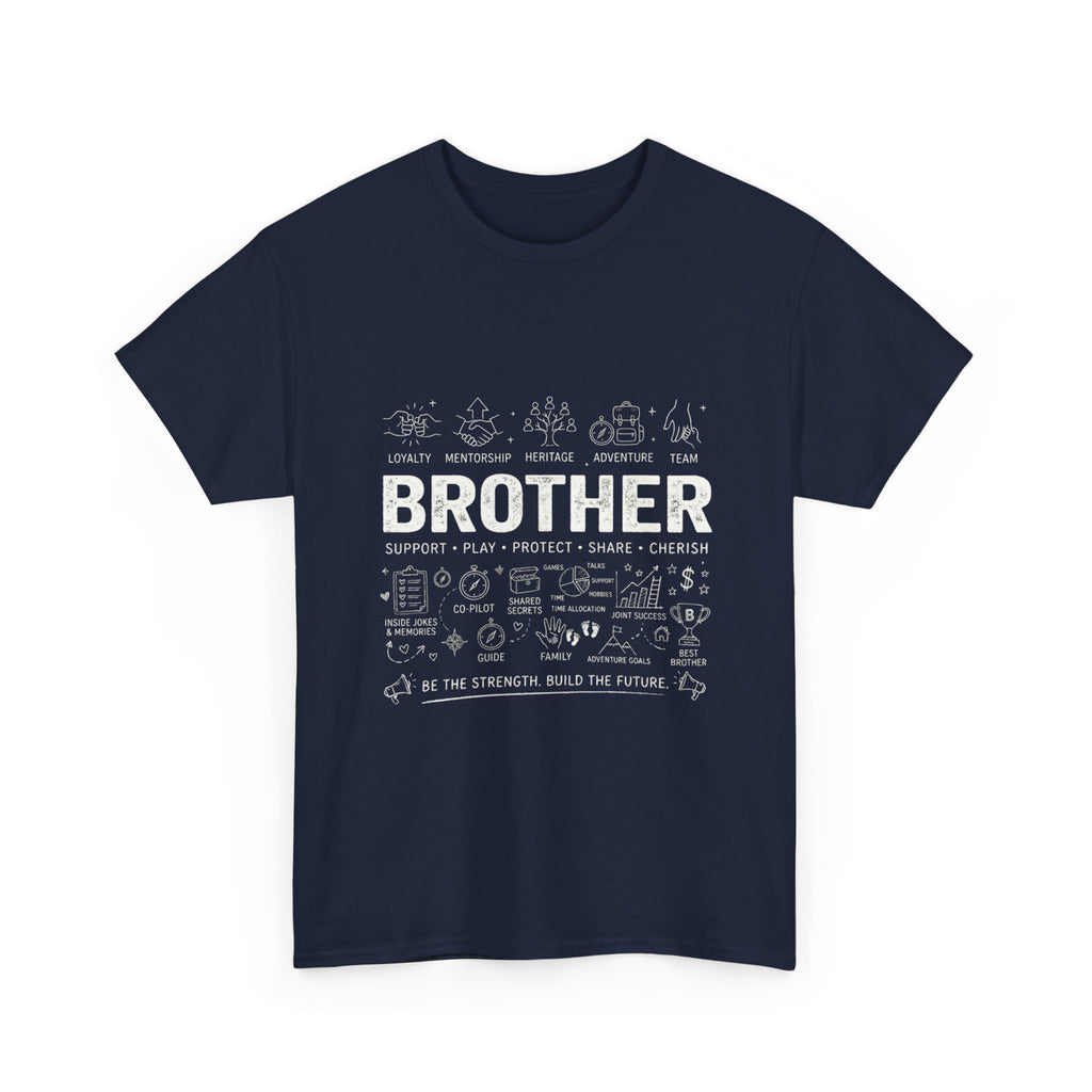Brother Doodle T-Shirt — Cute Hand-Drawn Sibling Gift for Birthdays & Weddings