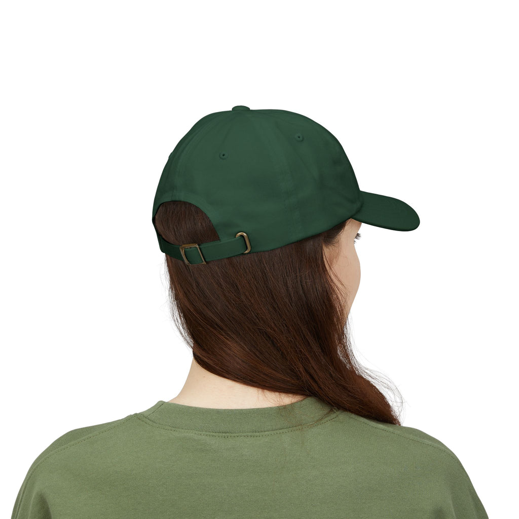 Dad Cap — 'All Hard Work Through a Profit' Minimal Embroidered Hat