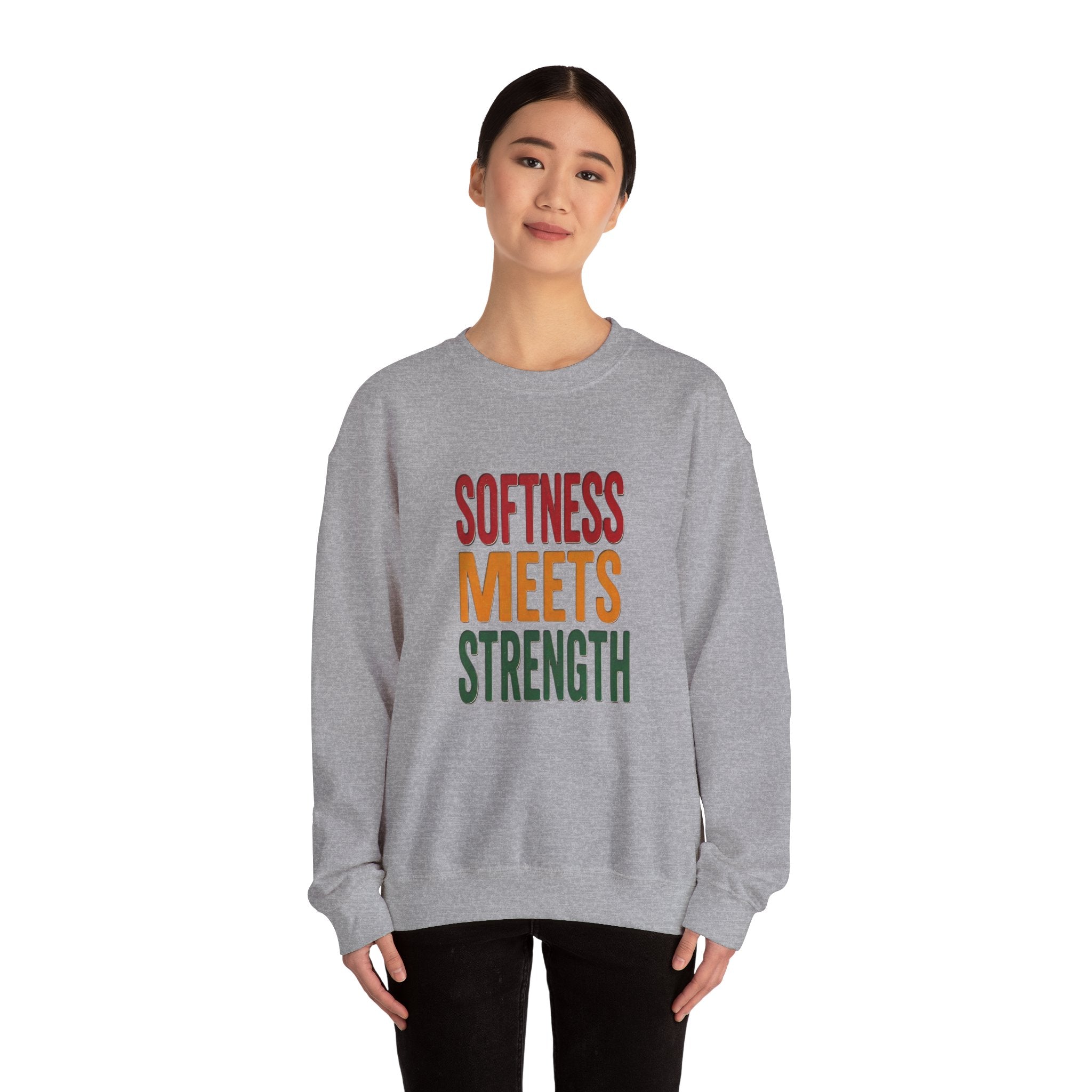 Softness Meets Strength Sweatshirt | Juneteenth Pan-African 1865 Freedom