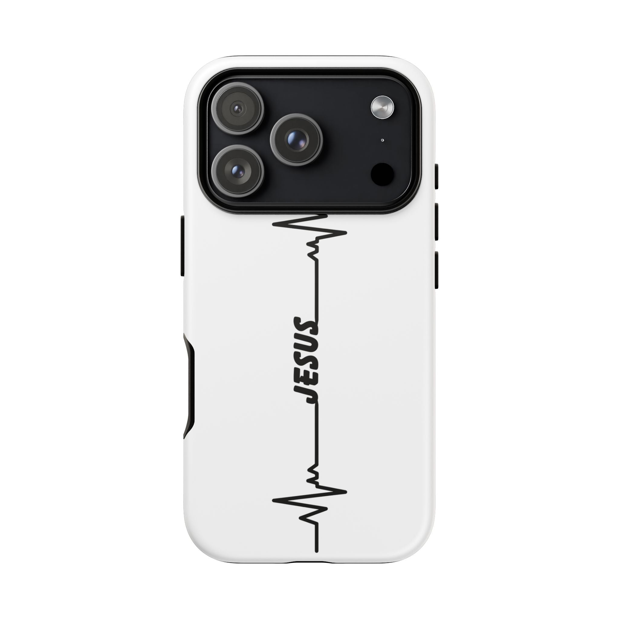Jesus Heartbeat Phone Case — Christian Faith Protective Phone Cover