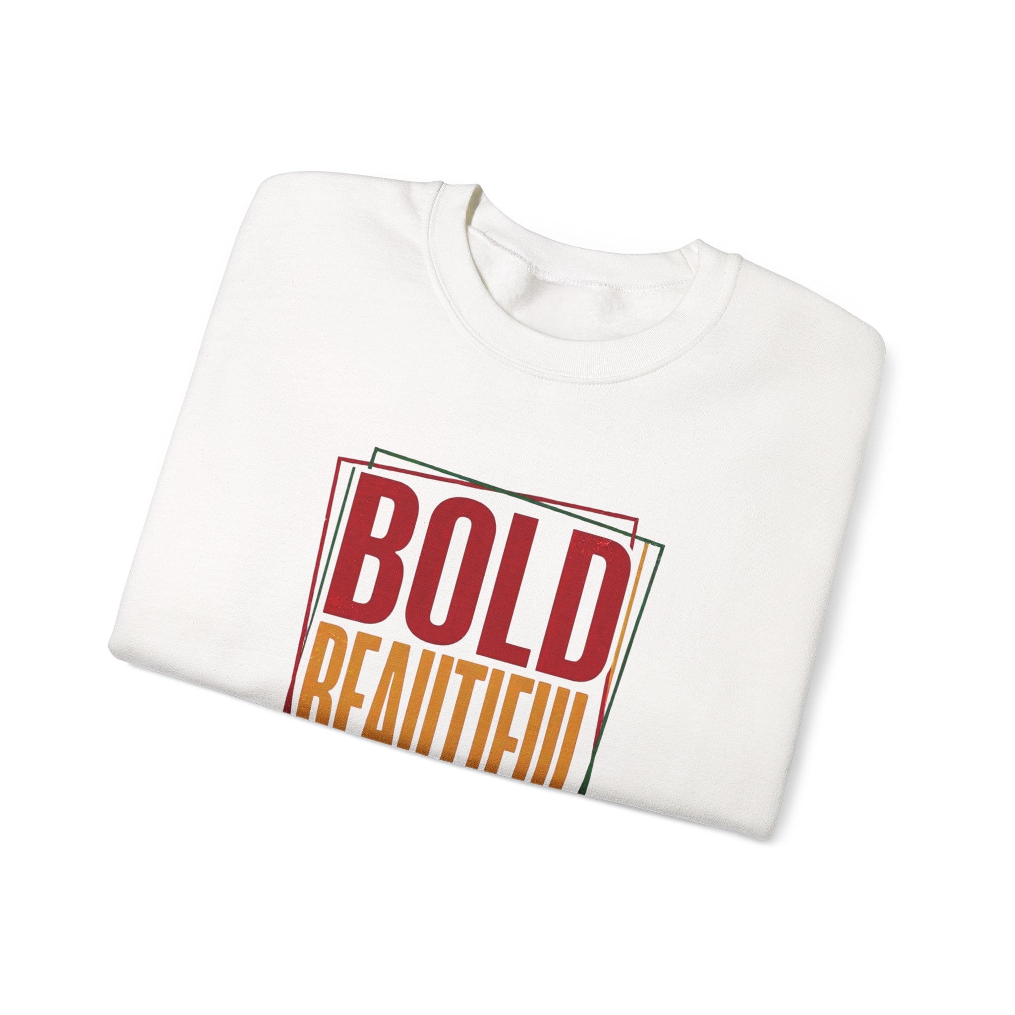 Bold Beautiful Unstoppable Crewneck Sweatshirt | Juneteenth Pan-African 1865 Freedom