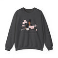 Crewneck Sweatshirt — Girl Boss Desk Illustration (“My Life, Mental Health”)