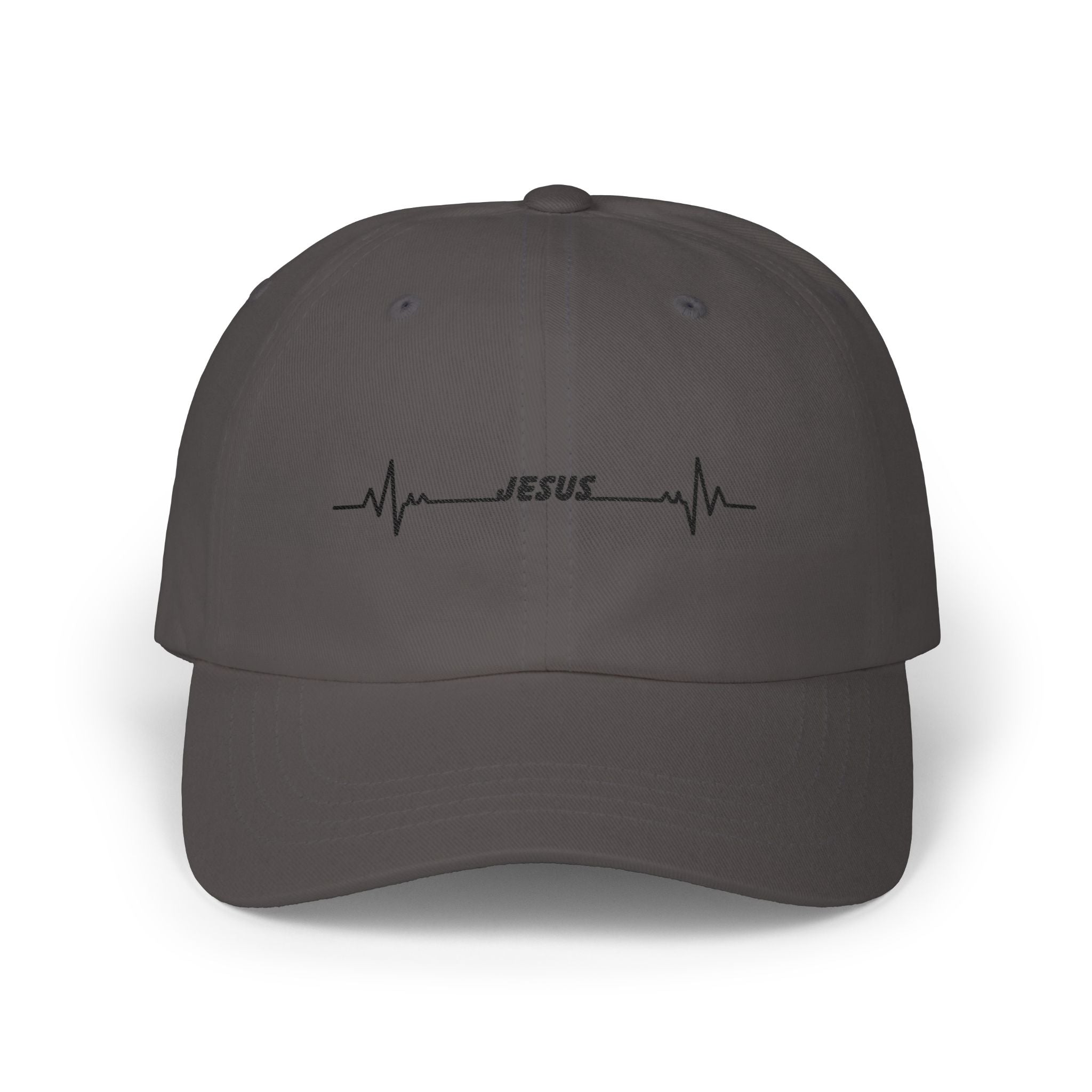 Jesus Heartbeat Dad Cap – Christian Embroidered Baseball Hat