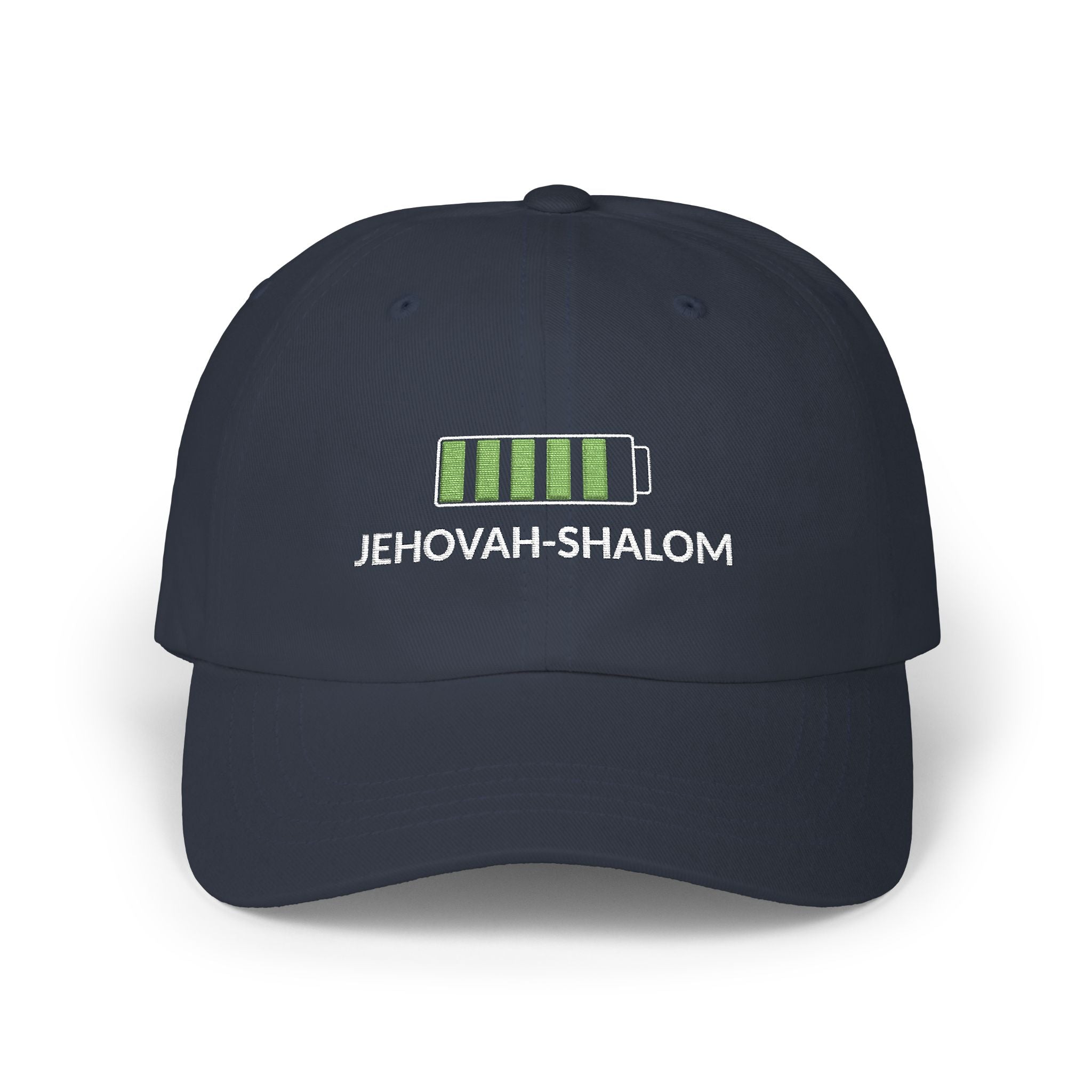 Jehovah Shalom Battery Icon Dad Cap