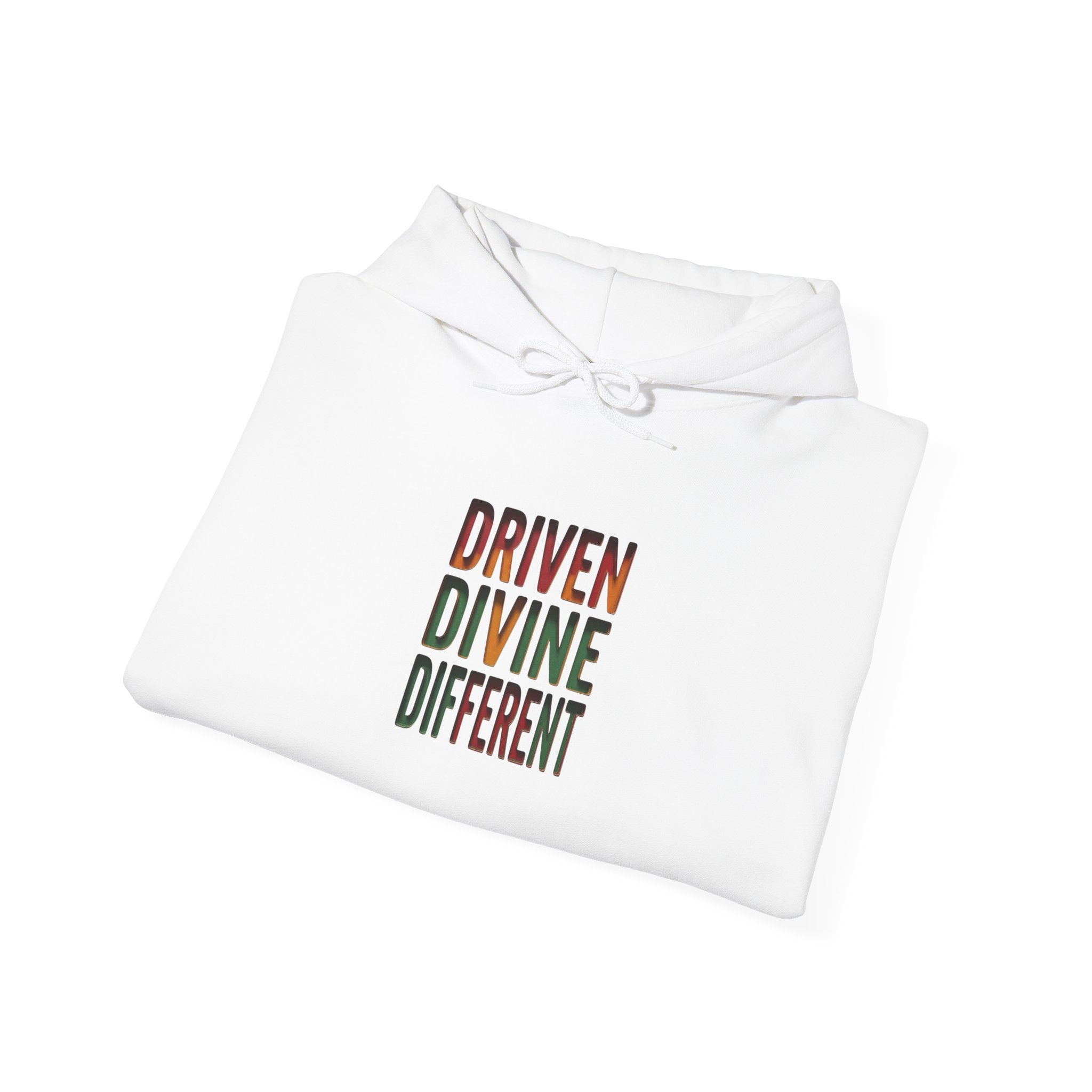 Driven Divine Different Hoodie | Juneteenth, Pan-African Colors