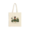 Tote Bag — "Monstera Botanica" Plant Lover Canvas Tote