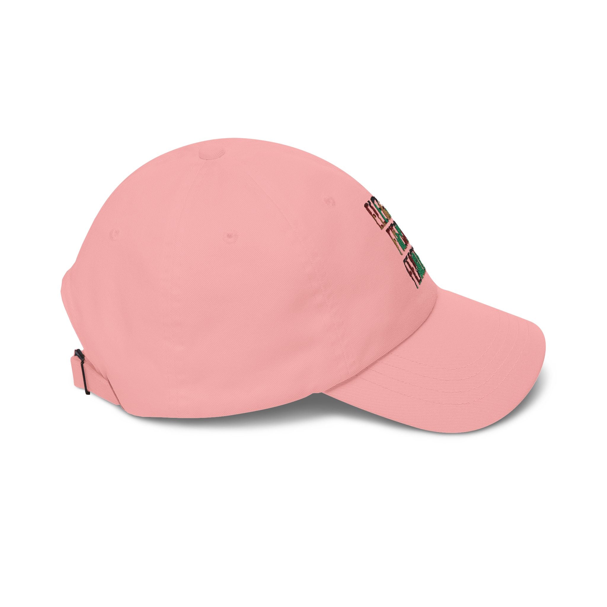 Dad Cap — Elegant Fierce Fearless Floral Embroidered Hat