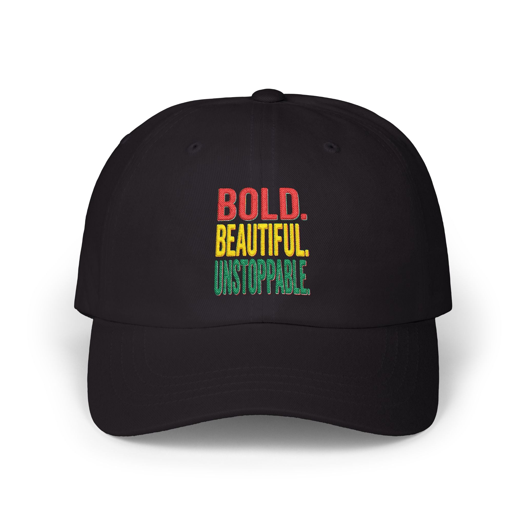 Bold Beautiful Unstoppable Dad Cap – Inspirational Embroidered Baseball Hat