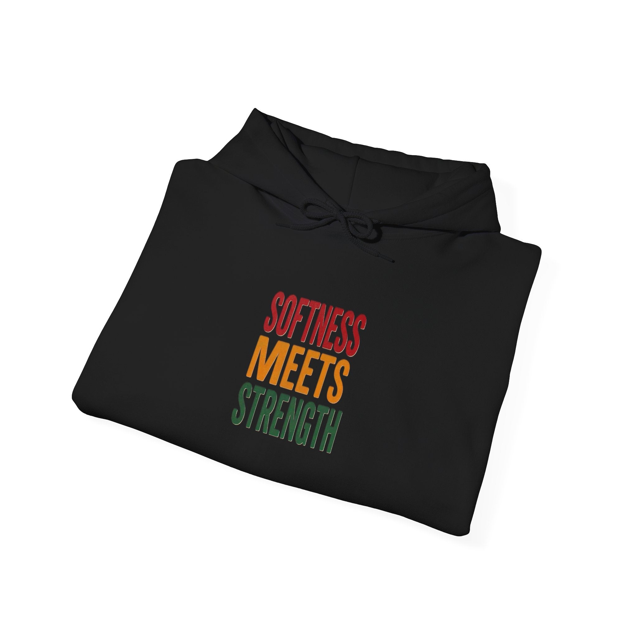 Softness Meets Strength Hoodie | Juneteenth Pan-African 1865 Freedom Pride