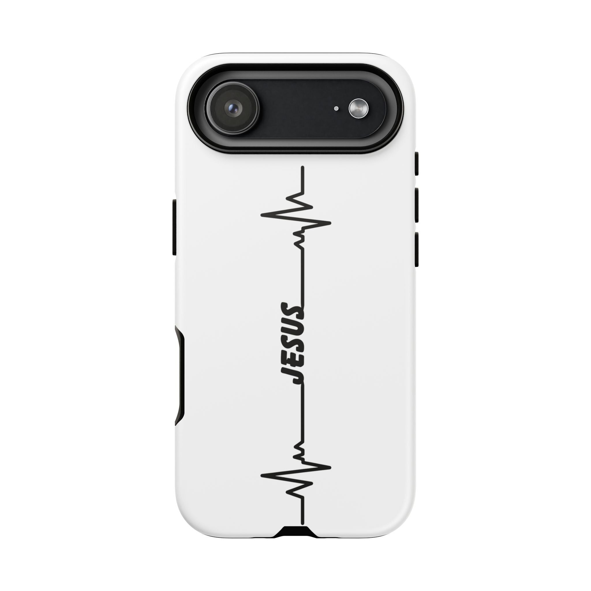Jesus Heartbeat Phone Case — Christian Faith Protective Phone Cover