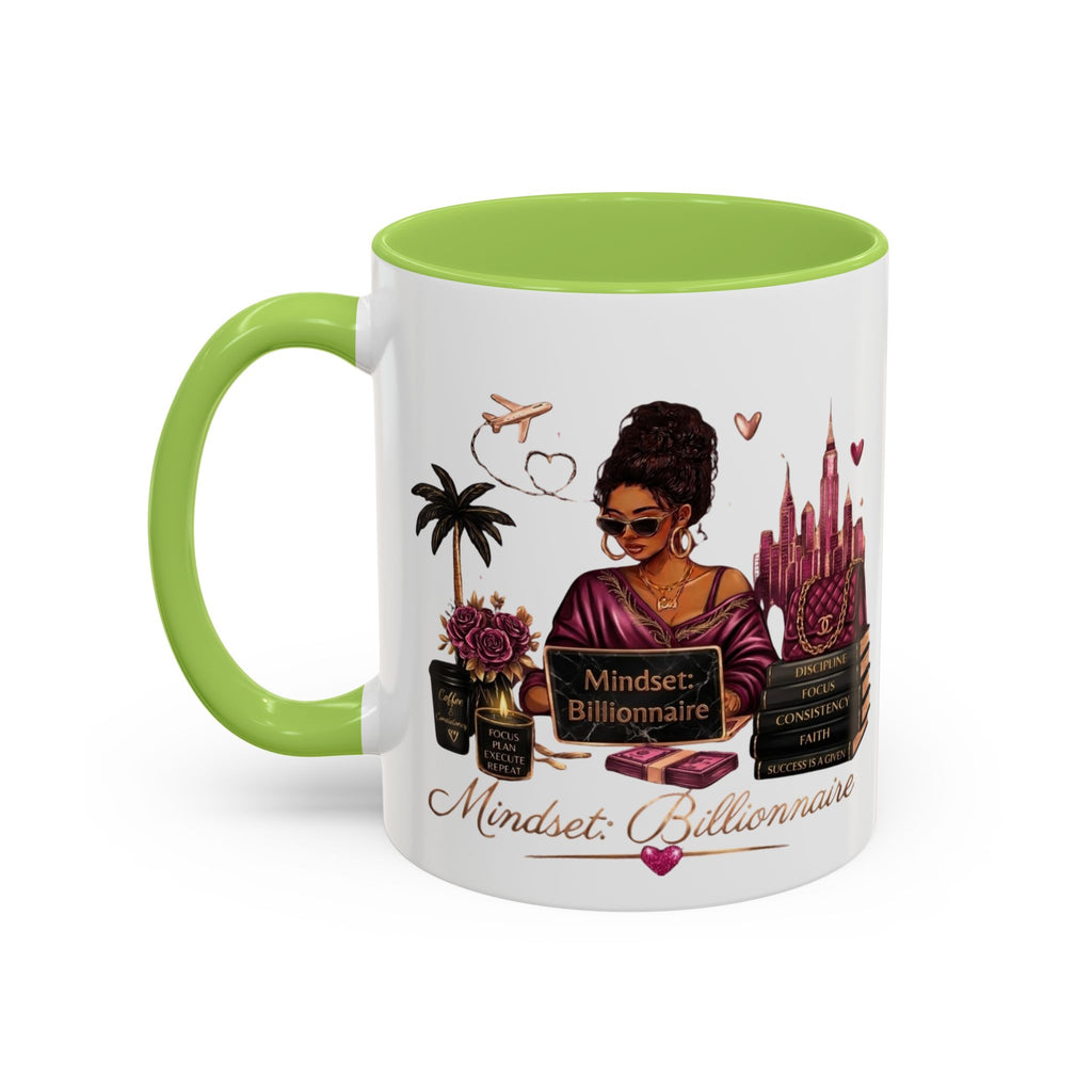 Mindset Billionaire Coffee Mug — Empowerment Coffee Cup for Ambitious Women