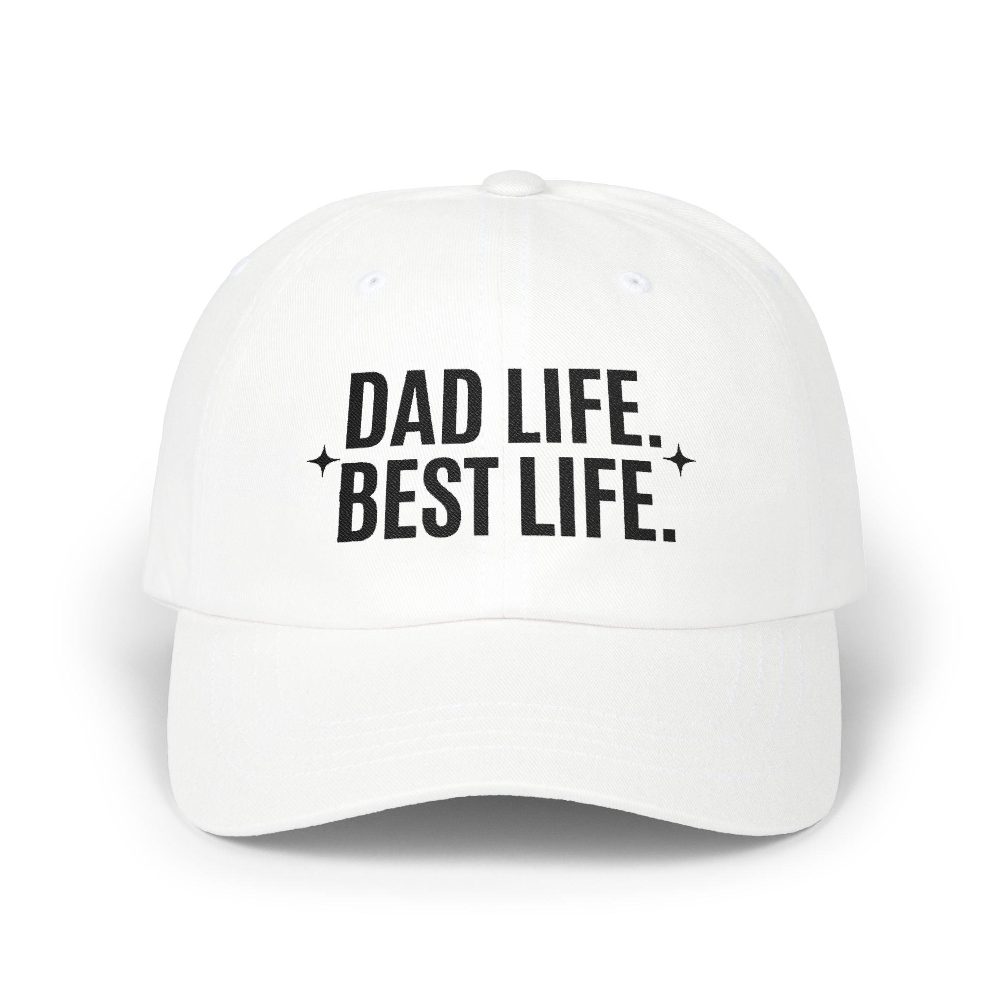 Dad Life, Best Life Dad Cap — Embroidered Baseball Hat for Fathers, Father’s Day Gift