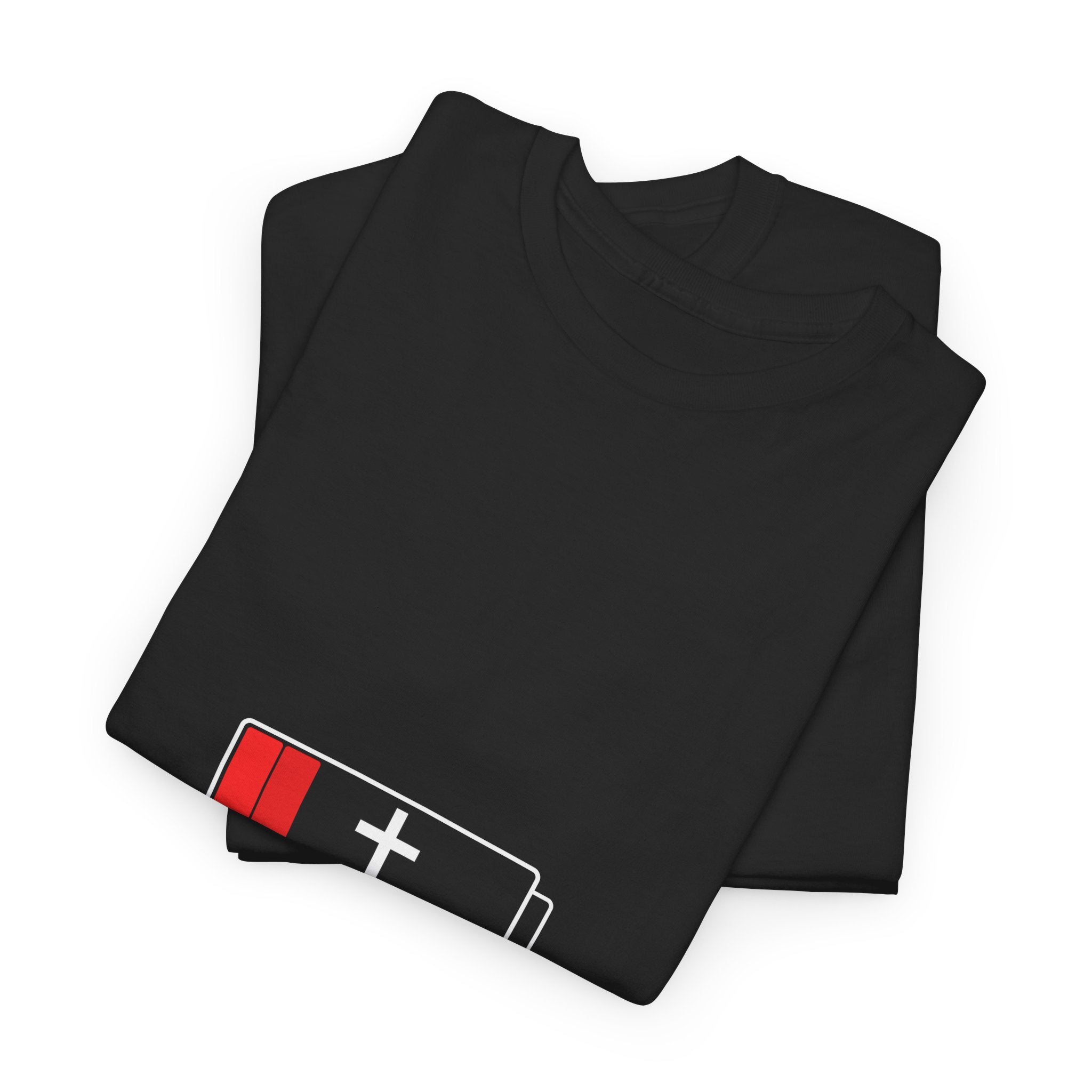 Need Jesus Low Battery Christian T-Shirt