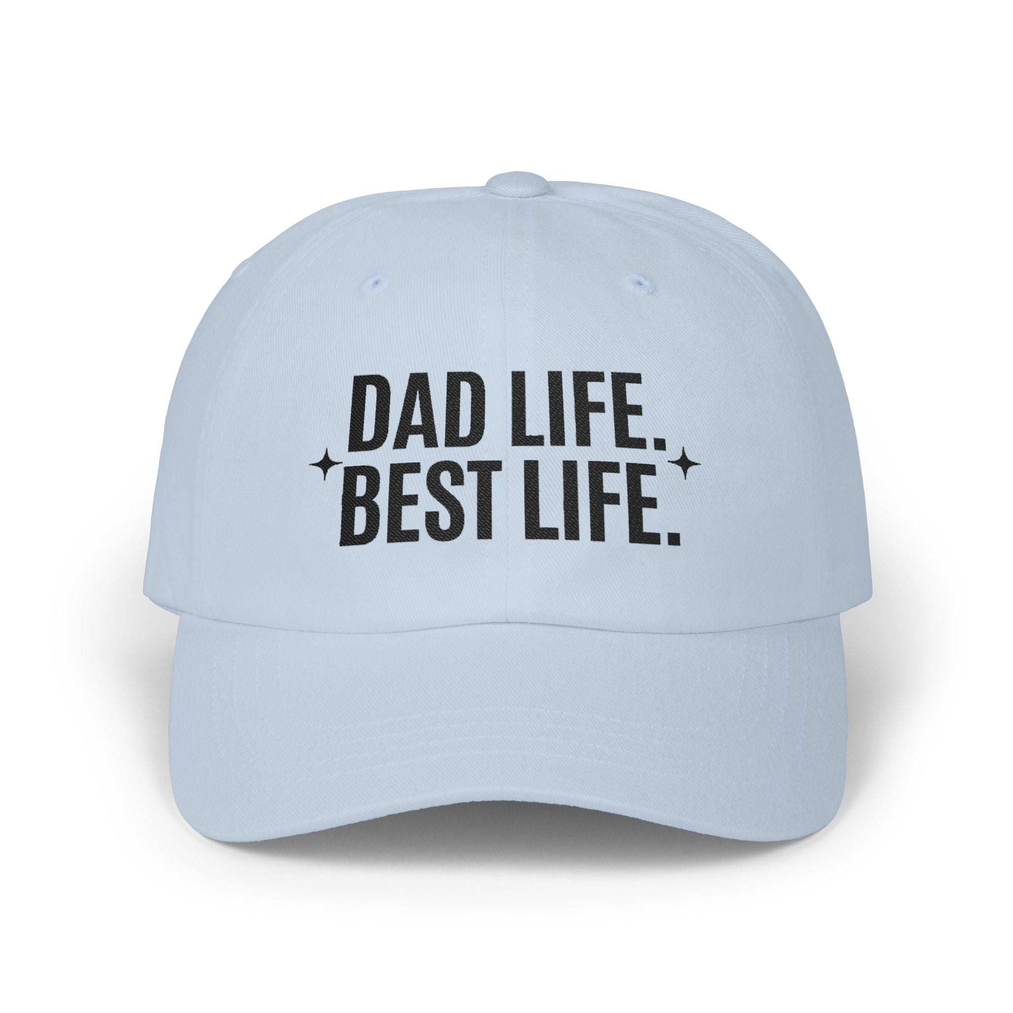 Dad Life, Best Life Dad Cap — Embroidered Baseball Hat for Fathers, Father’s Day Gift