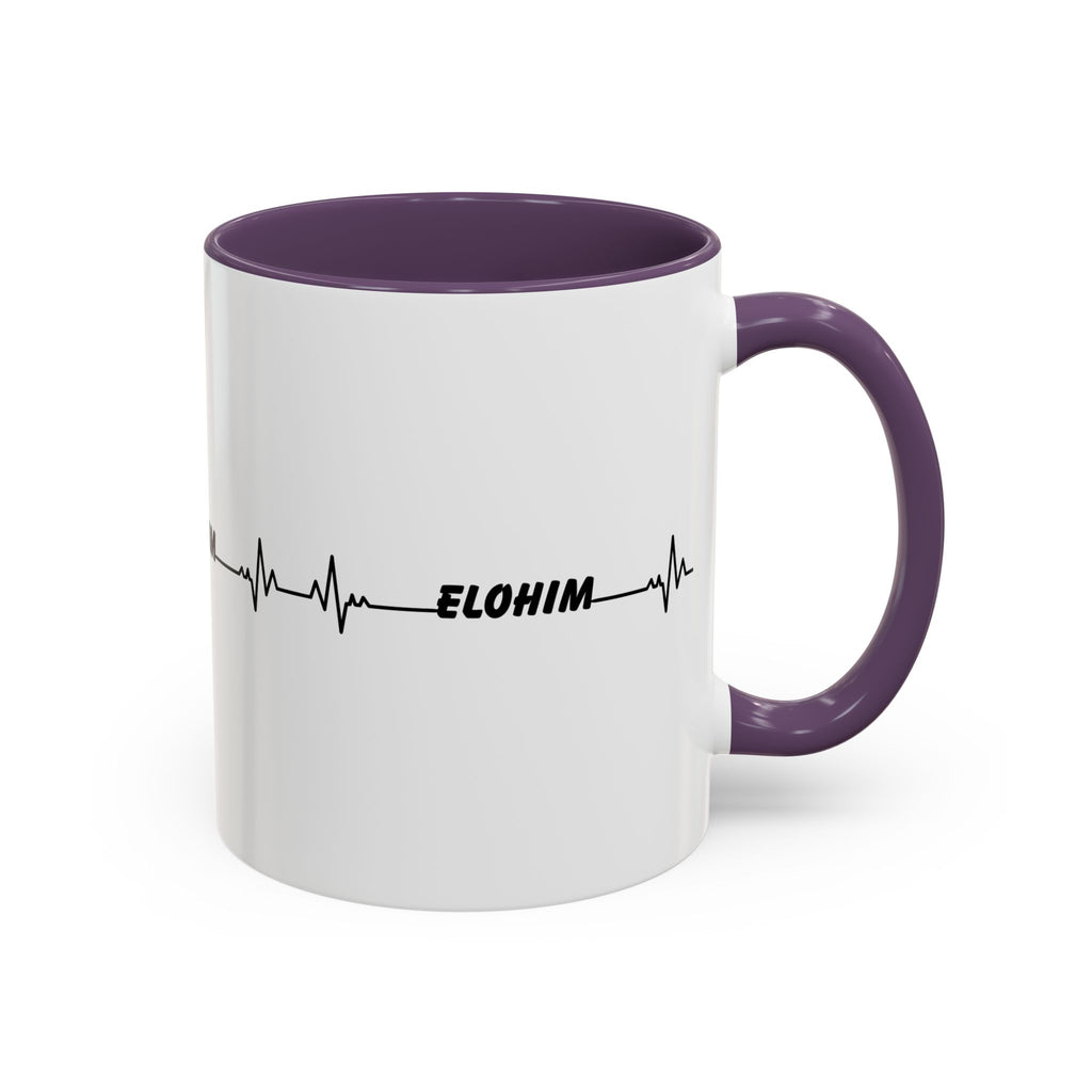 Elohim Heartbeat Accent Coffee Mug — 11/15oz