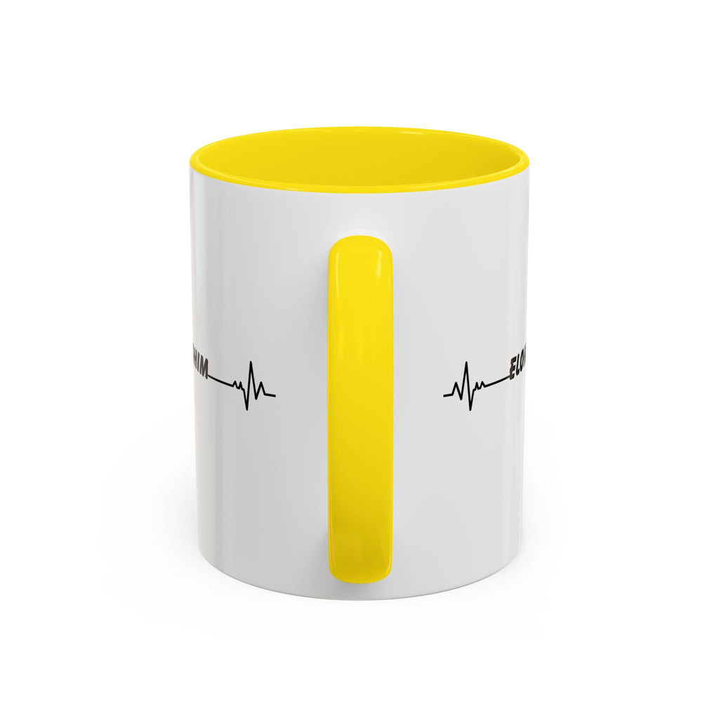 Elohim Heartbeat Accent Coffee Mug — 11/15oz