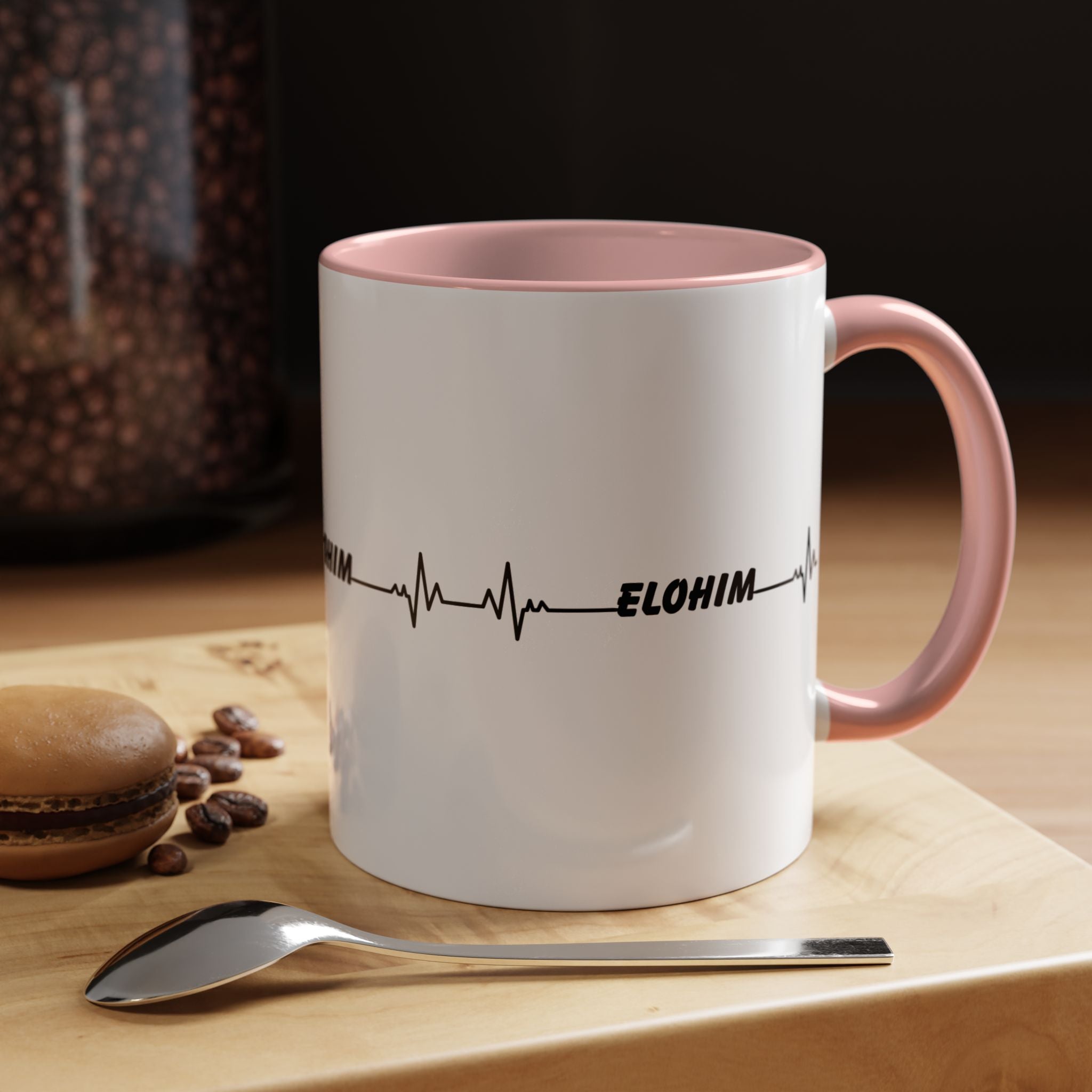 Elohim Heartbeat Accent Coffee Mug — 11/15oz