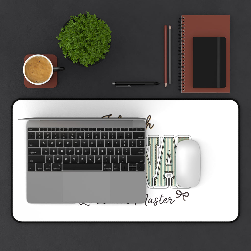 Adonai Desk Mat – “Jehovah Adonai, Lord and Master” Inspirational Office Mouse Pad
